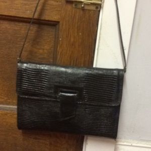 Black shoulder bag
